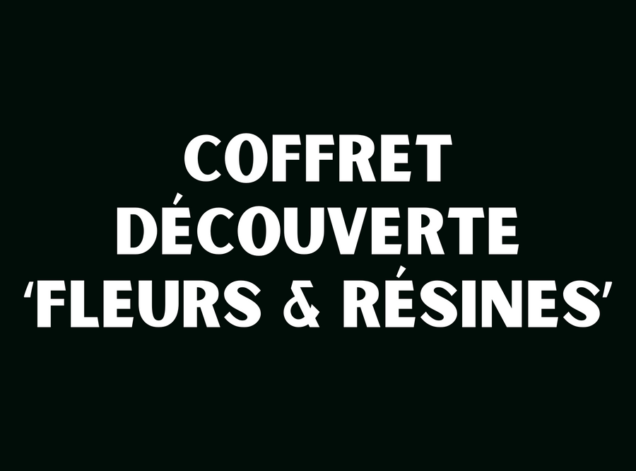 COFFRET RÉSINES & FLEURS