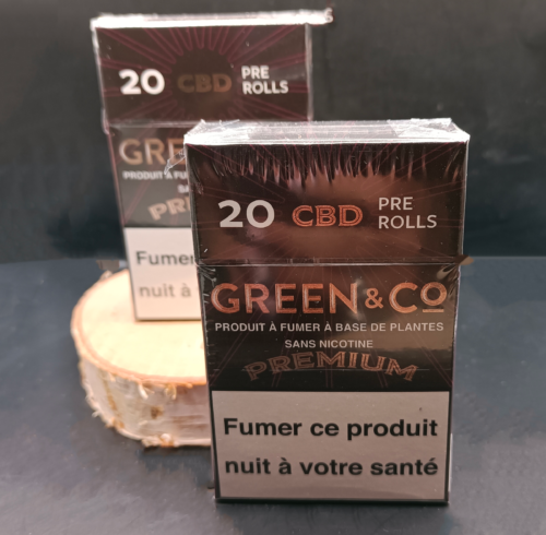 CIGARETTES PRE-ROLLS "GREEN & CO CLASSIC" PREMIUM