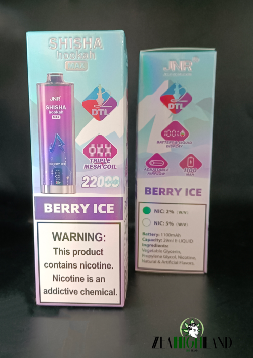 PUFF 22 000 SHISHA - BERRY ICE