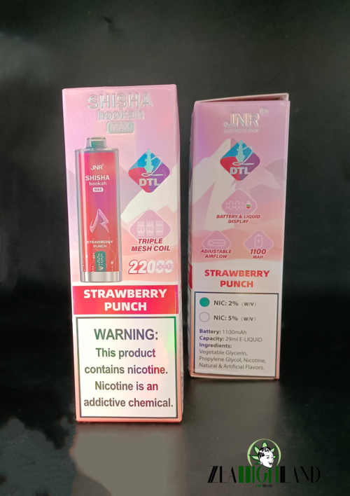 PUFF 22 000 SHISHA - STRAWBERRY PUNCH